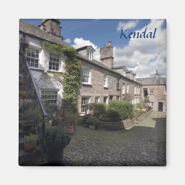 Íman Dr. Mannings Yard na foto de Kendal Souvenir (Frente)