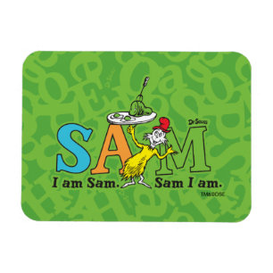 Íman Dr. Seuss   Eu sou Sam. Sam eu sou.