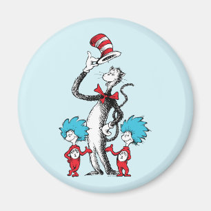 Íman Dr. Seuss   Gato no Chapéu, Coisa Um e Coisa Dois