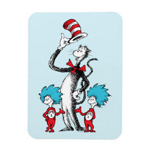 Íman Dr. Seuss   Gato no Chapéu, Coisa Um e Coisa Dois