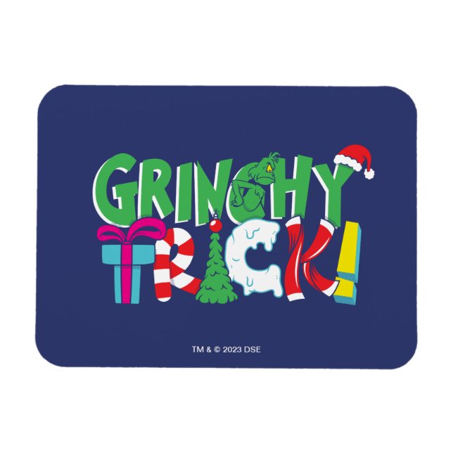 Íman Dr. Seuss | Grinchy Truque (Horizontal)