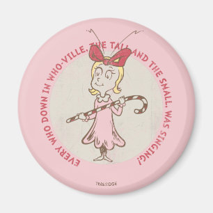 Íman Dr. Seuss   Grpolegadas   Cindy-Lou Who - Cute Quo