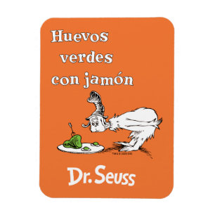 Íman Dr. Seuss Ovos Verdes e Presunto em Espanhol