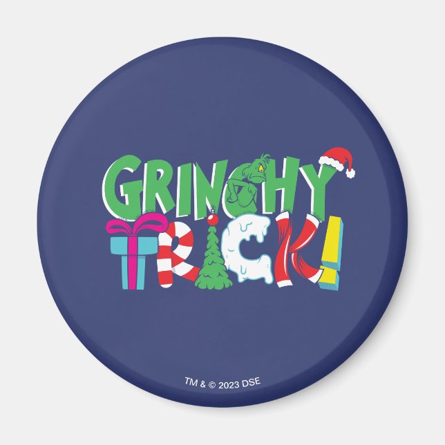 Íman Dr. Seuss | Truque Grinchy (Frente)