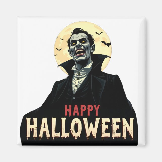 Íman Dracula Deseja Uma Noite Estranho (Frente)