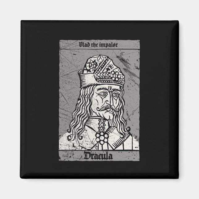 Íman Drácula Occulta - Vlad O Vampiro Do Horror Impaler (Frente)
