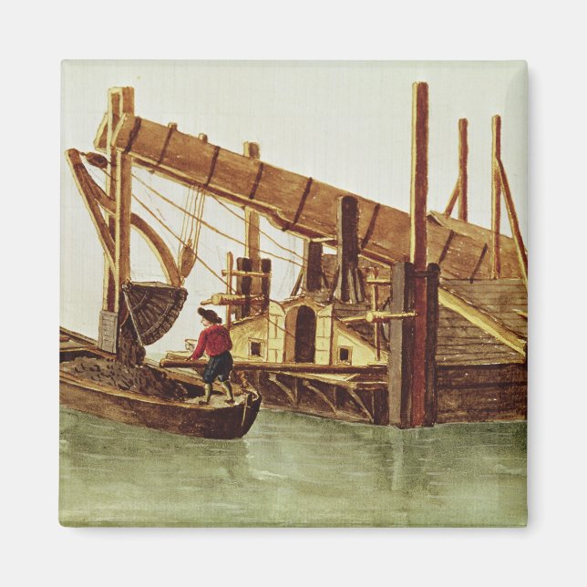 Íman Dragando um canal (Frente)