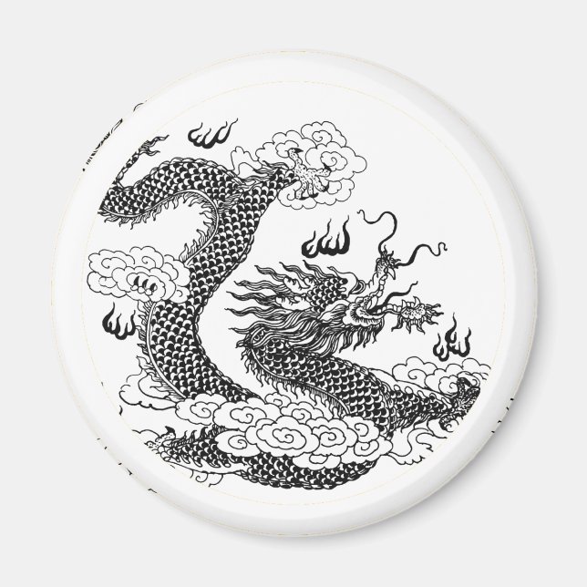 Íman Dragão Asiático (Frente)