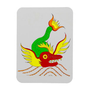 Íman dragão assustador