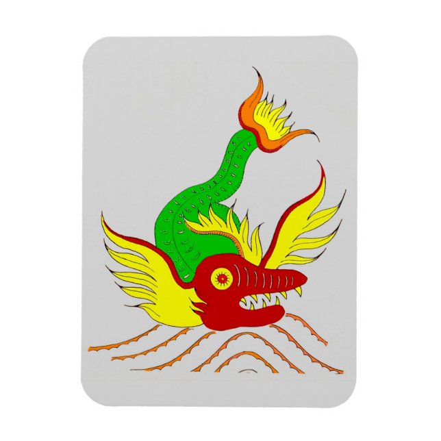 Íman dragão assustador (Vertical)