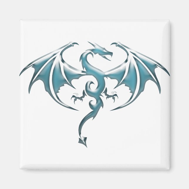 Íman Dragão Azul (Frente)
