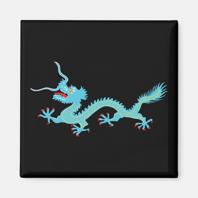 Íman Dragão Azul-Chinês (Frente)