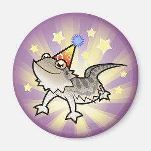 Íman Dragão Barbudo de Aniversário / Dragão de Rankin
