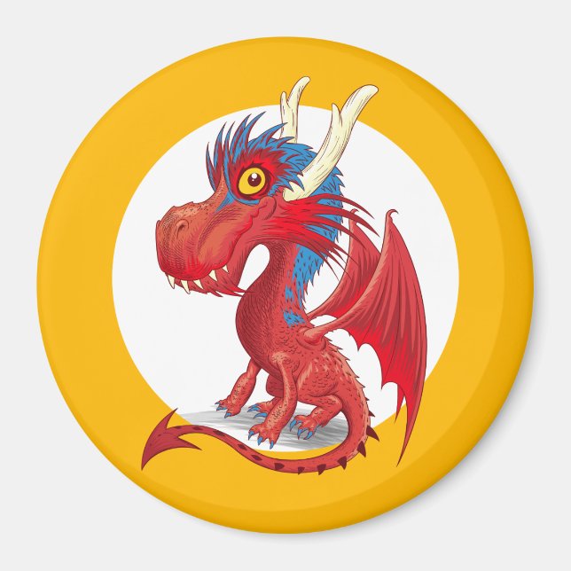 Íman Dragão-Bebê (Frente)