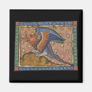 Íman Dragão Bestiário Medieval c. 1270
