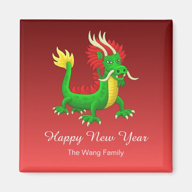 Íman Dragão Chinês Fabuloso (Frente)