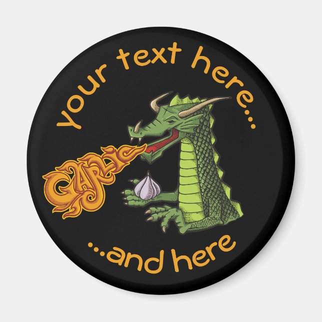 Íman Dragão de Alho (Frente)