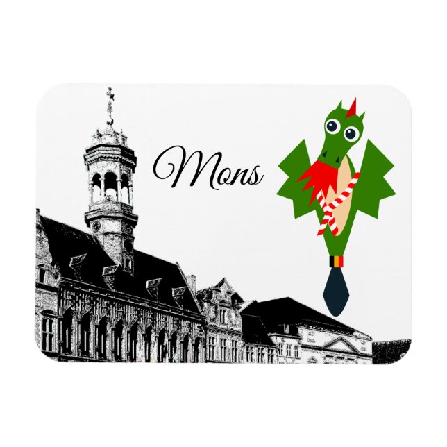 Íman Dragão de Mons, personagem de Doudou ducasse (Horizontal)