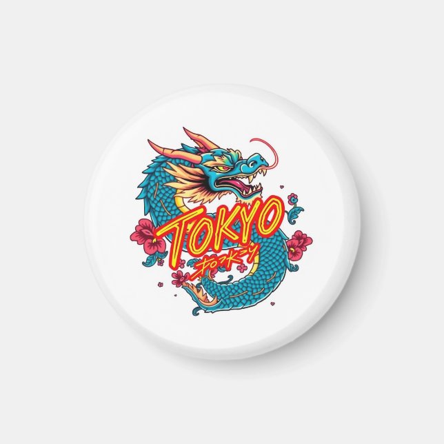 Íman Dragão de Tóquio (Frente)