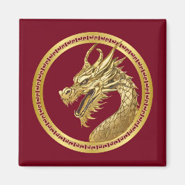 Íman Dragão Dourado-