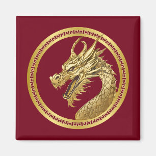 Íman Dragão Dourado-