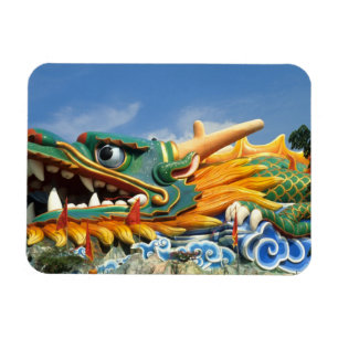Íman Dragão Famoso no Haw Par Villa em Singapura Ásia