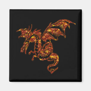 Íman Dragão Flaming