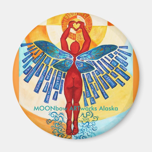 Íman Dragão Heart (Frente)