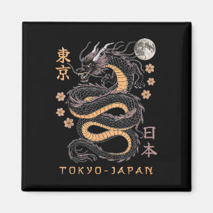 Íman Dragão Japonês Tóquio Japão anos 80 Ani Mítico Asi