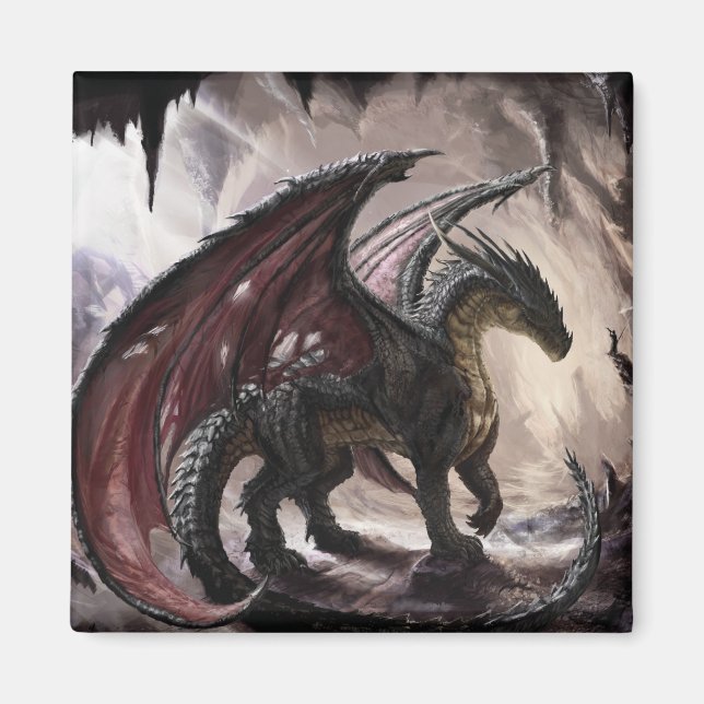 Íman Dragão Na Caverna (Frente)