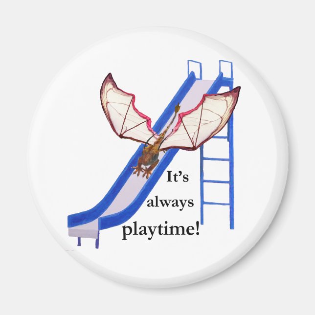 Íman Dragão no Slide (Frente)