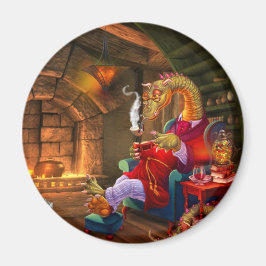 Íman Dragão Quente Pelo Fogo