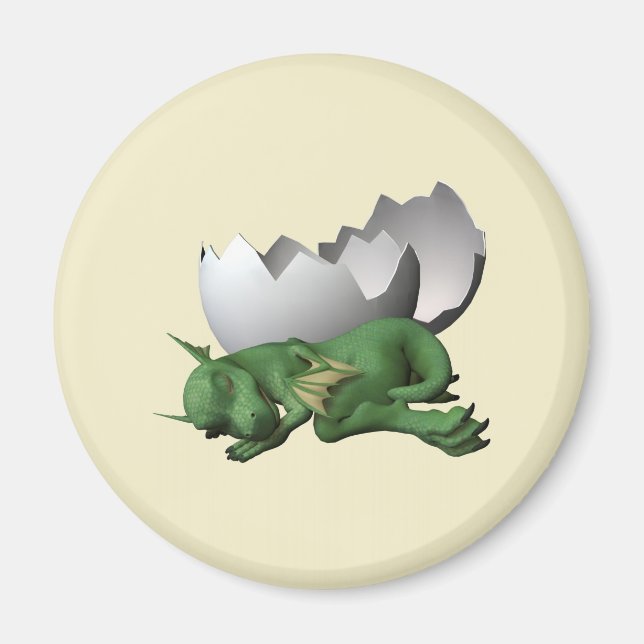 Íman Dragão Recém-Nascido (Frente)