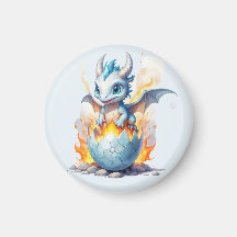 Dragão Recém-Nascido Iceborn Fantasia