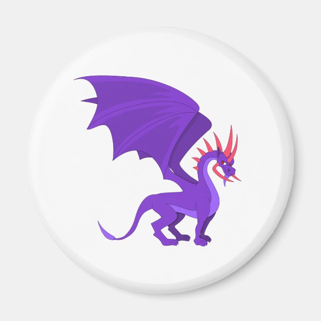 Íman Dragão roxo (Frente)