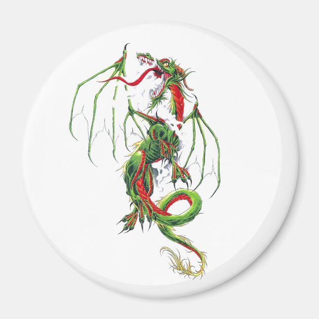 Íman Dragão Verde da Idade Média legal (Frente)