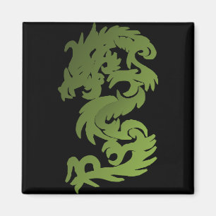 Íman Dragão verde do qui