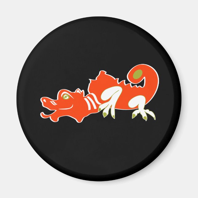 Íman Dragão vermelho (Frente)