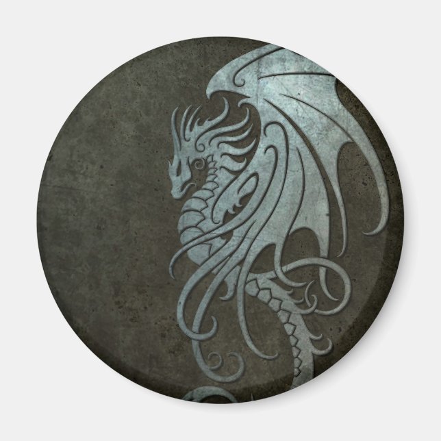 Íman Dragão-voador de aço industrial - lado direito (Frente)