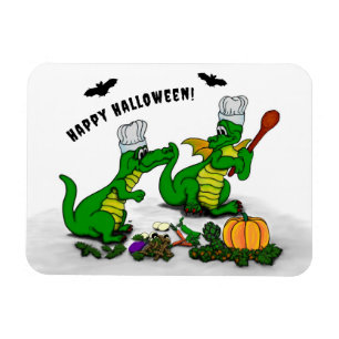 Íman Dragões - Feliz Halloween! Hoje eu cozinho