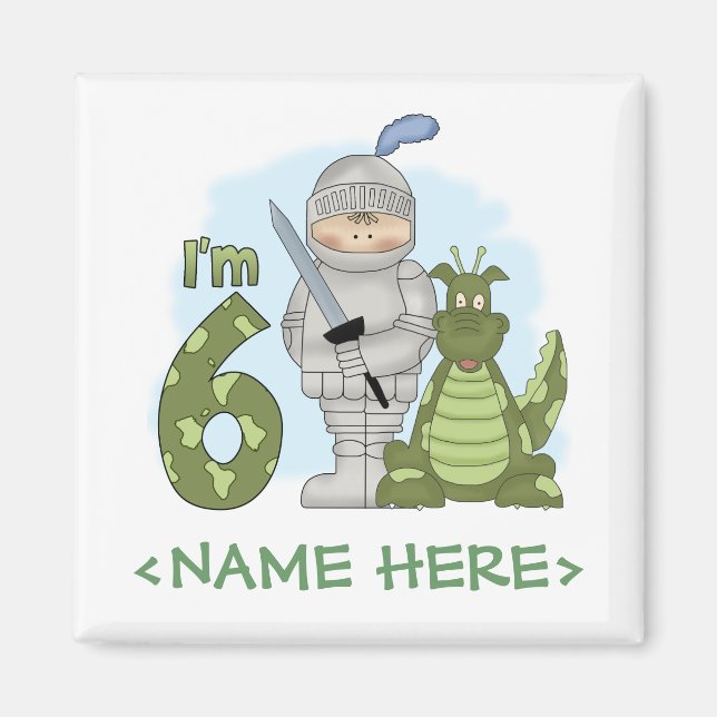 Íman Dragon Knight 6 Birthday (Frente)