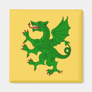 Íman Dragon Rampant Vert