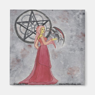 Íman Dragon Witch Magnet