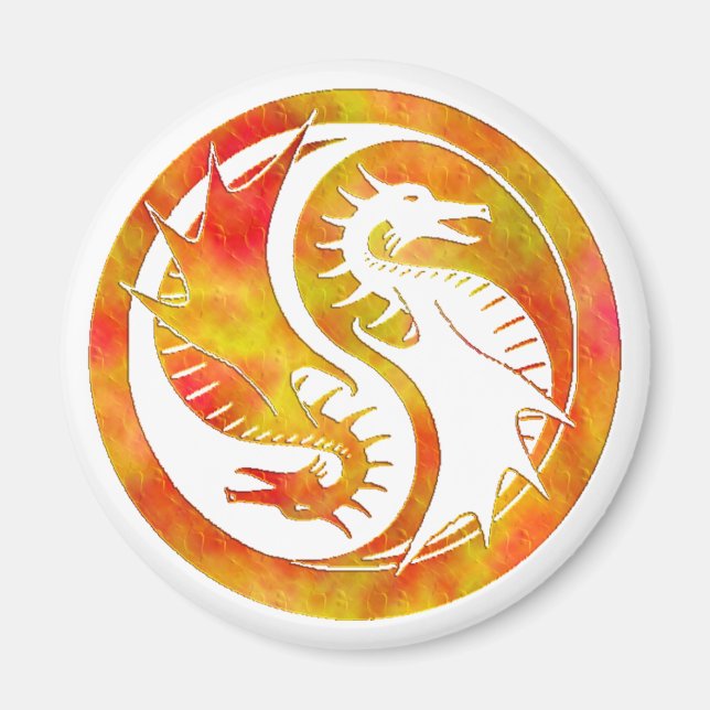 Íman Dragon Yin Yang (Frente)