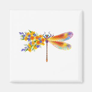 Íman Dragonfly Amarelo