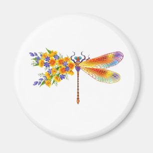 Íman Dragonfly Amarelo