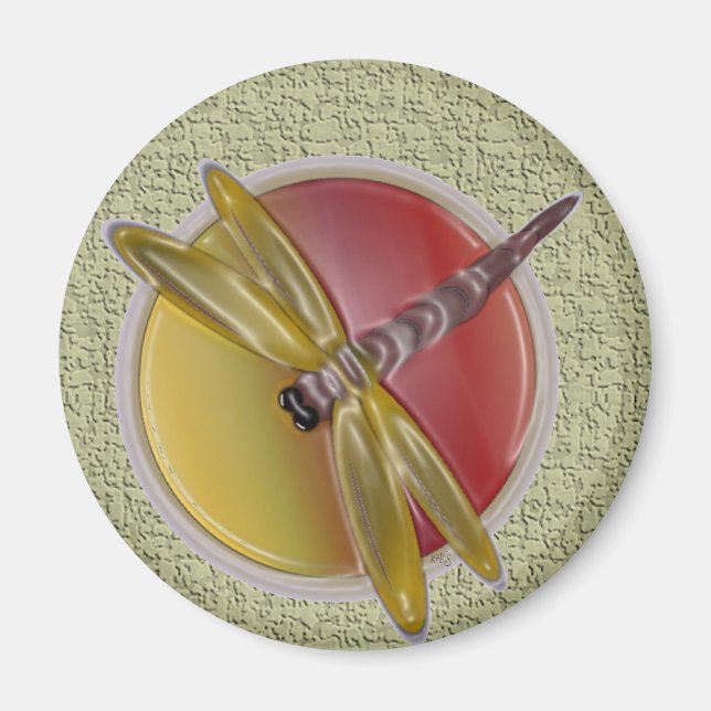 Íman Dragonfly Art Magnet (Frente)