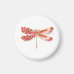 Íman Dragonfly com joalheria sakura