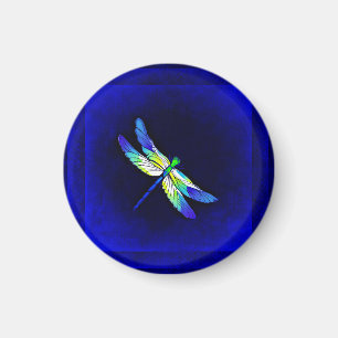 Íman Dragonfly Electric Blue - Personalize com um nome