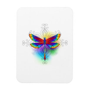 Íman Dragonfly Poligonal
